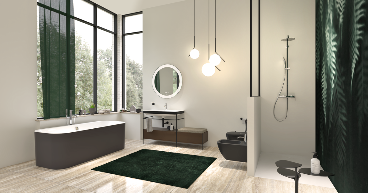 Bathroom rendering in DomuS3D