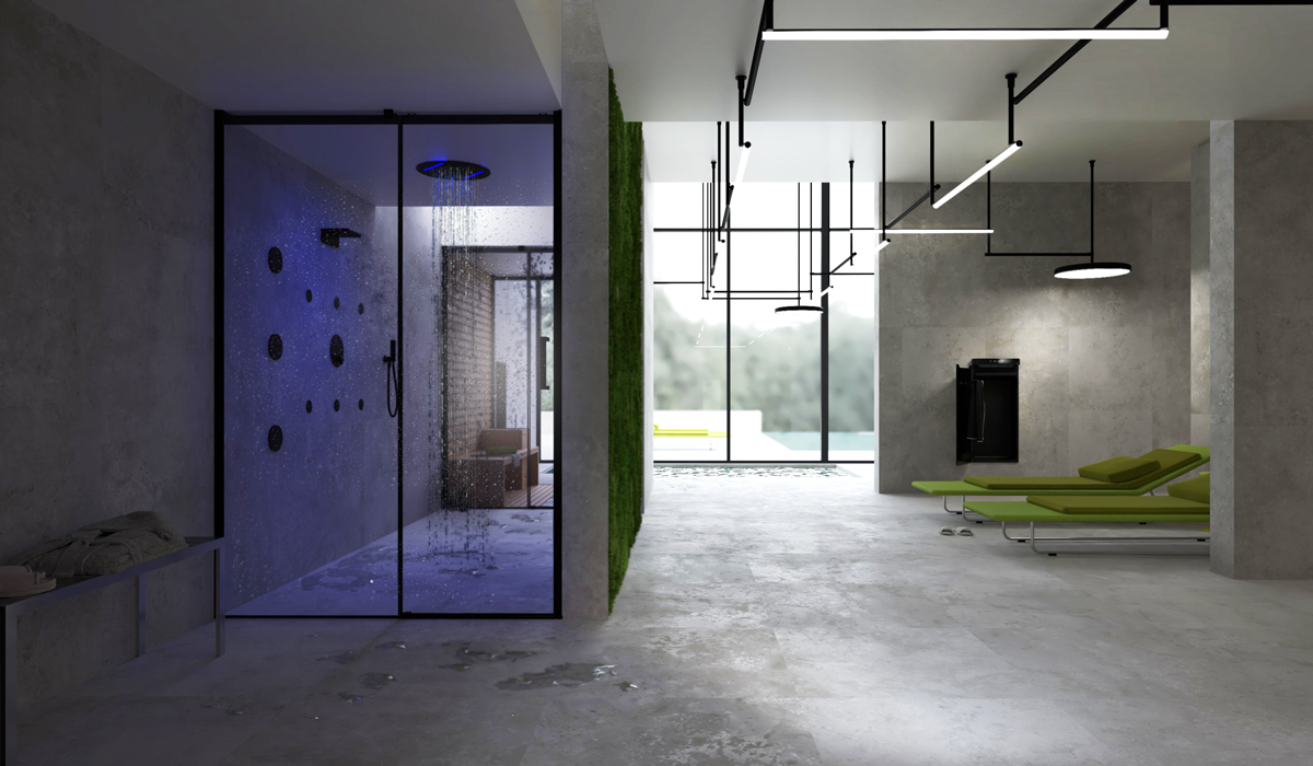 Bathroom design project by Studio Fabrizio Batoni for Bagno Architettura 2021