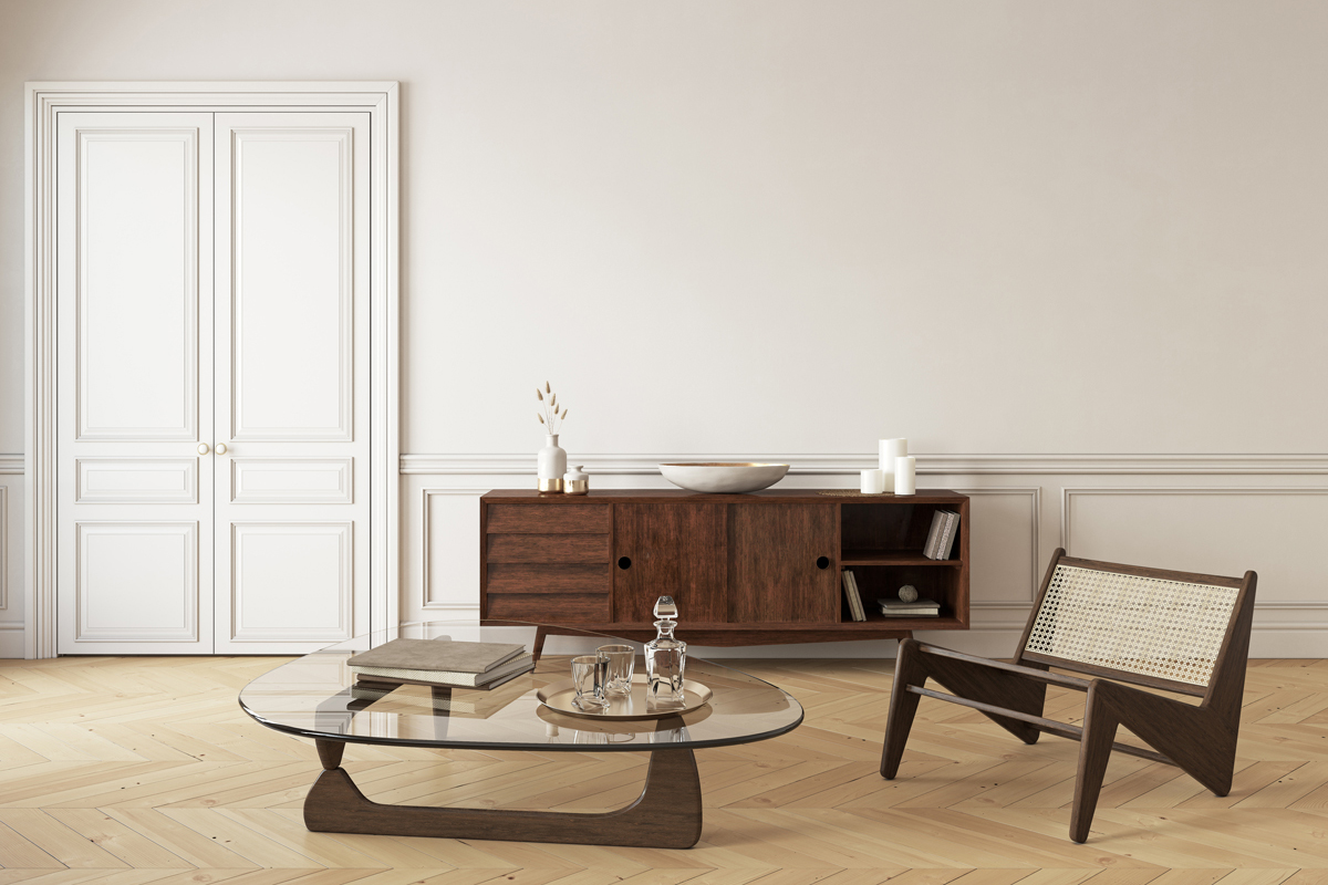Interior mixing and matching various styles
