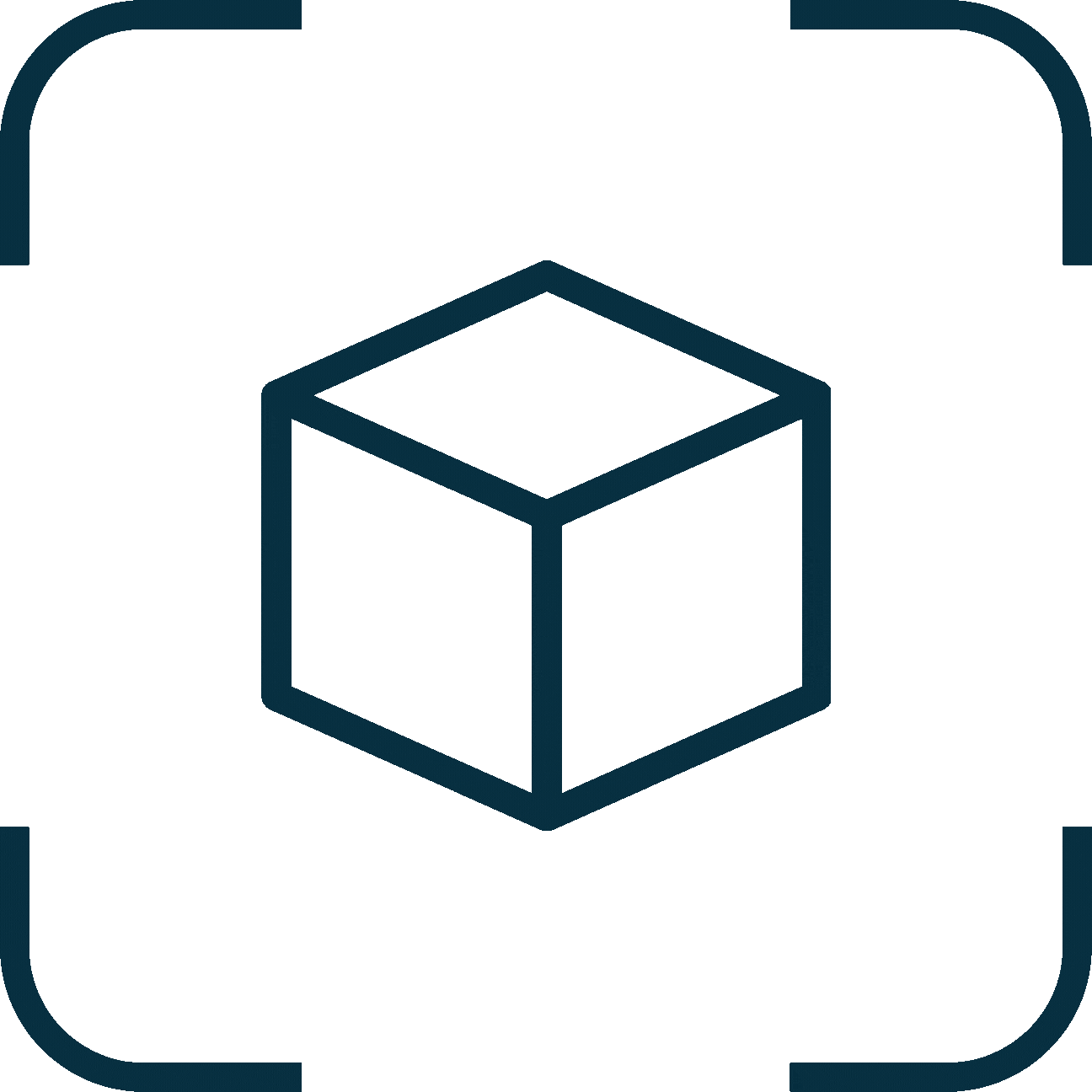 3D cube element highlight